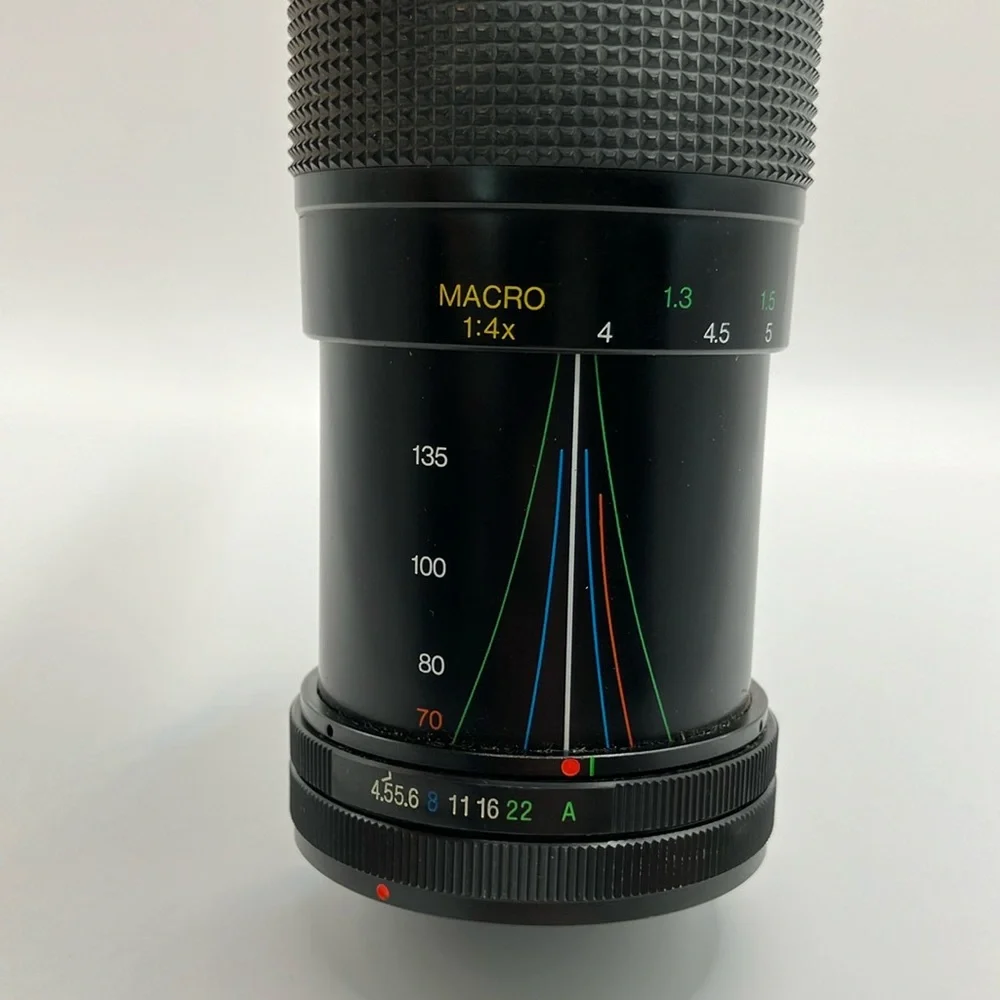 Vivitar Macro Focusing Zoom 1:4.5-5.6 70-210mm Lens Canon FD Mount Untested‎